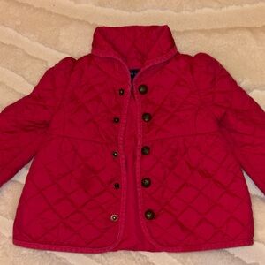 Ralph Lauren Kids Red Quilted Puffer Jacket